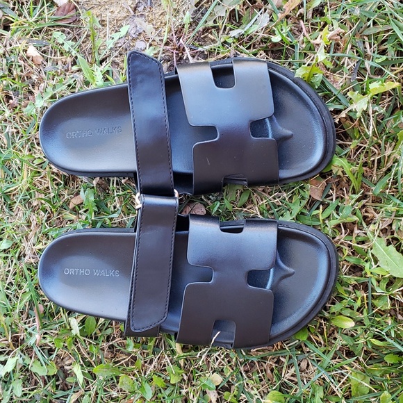 Ortho Walks Shoes - Ortho Walks Womens Rome Black Strappy Sandals Size 7.5 Cpmfort Beachy Cruise